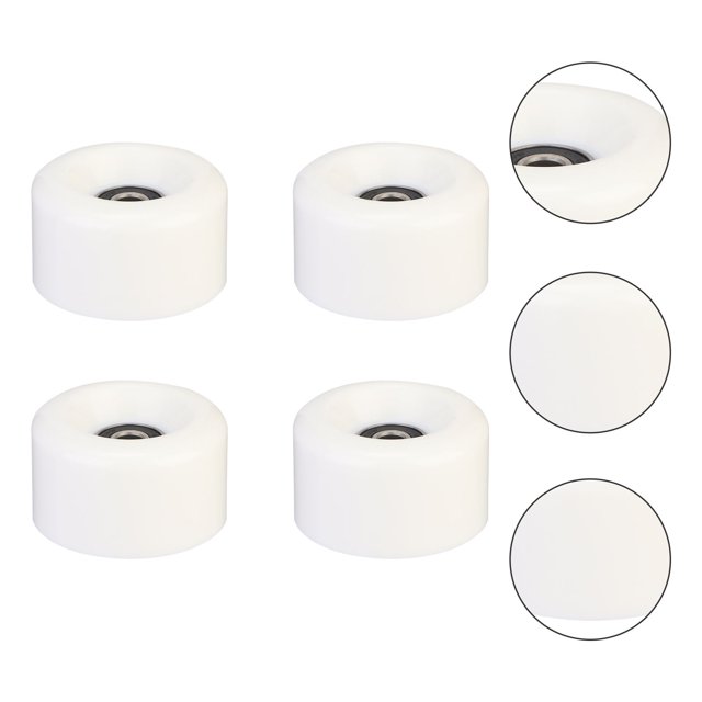 LOLIPPYY 4Pcs Pressure Resistance Roller Skating Wheels for Indoor Roller Skating