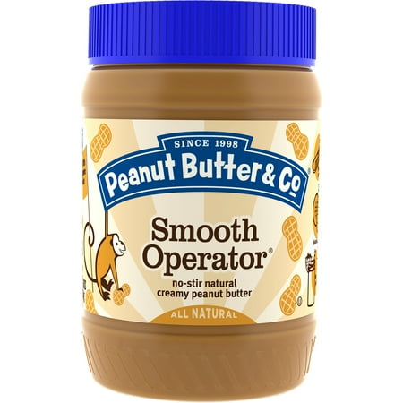 Peanut Butter & Co. Smooth Operator Peanut Butter, 16 oz (Pack of 6)