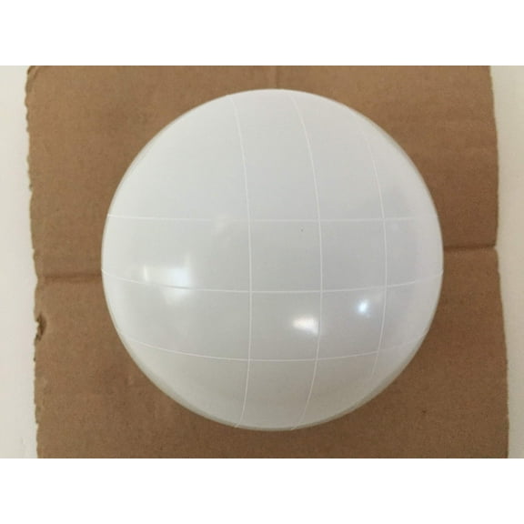 Replacement Bocce Ball - 107mm - White with Straight line Pattern