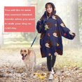 thumbnail image 4 of Cute Hedgehog Pattern Wearable Oversized Blanket,Wearable Blanket Hoodie for Adults,Cozy Hooded Blankets with Super Pockets,Super Warm Fuzzy Pullover for Women & Men, 4 of 6