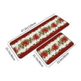 thumbnail image 6 of Vggrvlo Christmas Kitchen Mats Rugs Non Slip Extra Soft Absorbent Chenille Floor Mats Rubber Backing Quick Dry Bath Rugs Mats 2PCS, 6 of 6