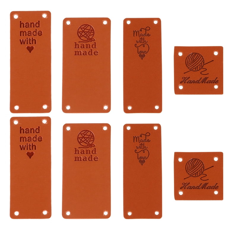  LIGHTAOTAO 100pcs Handmade Label Leather Tags for