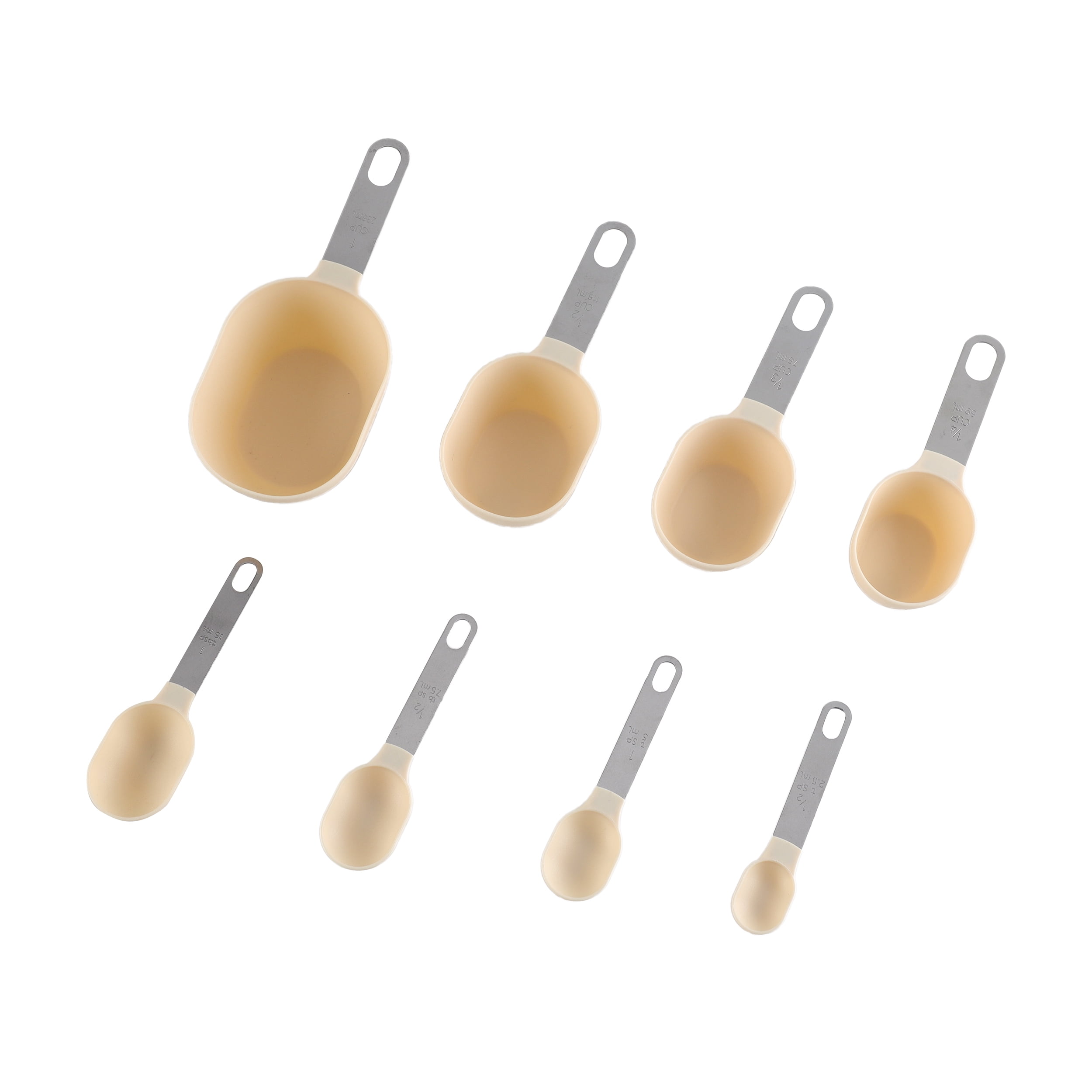 Esie Houzie Set di 13 ciotole per mescolare in plastica per la cottura, include 1 colino, 1 setaccio, 2 ciotole per mescolare, 4 misurini e 5 gadget impilabili per cuocere insalate e