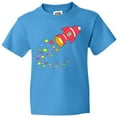 thumbnail image 3 of Inktastic Valentine's Day Rocket Ship with Hearts Youth T-Shirt, 3 of 5