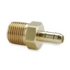 Male Connector, 1/4 In Tube Size, Brass