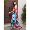 thumbnail image 3 of Sunforyou Kaftan Dresses for Women Plus Size Swimsuit Cover up Caftans Vneck Moo moo Dresses Loose Loungewear, 3 of 6