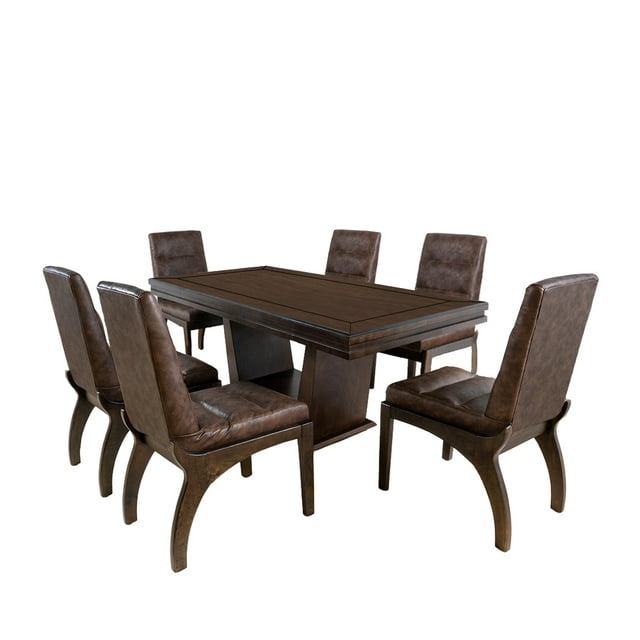 Comedor Kessa Muebles 6 Sillas Sheyla Café