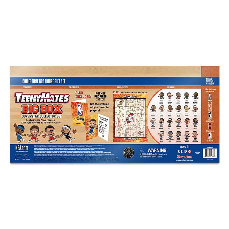 NBA ジャパンゲ―ム 特別グッズセット（非売品） TeenyMates 2025 Basketball Collector Set, 22 Figures, Cards