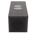 thumbnail image 3 of Clock, Brightness Adjustable Digital Alarm Clock Black Wooden  For Desk, 3 of 8