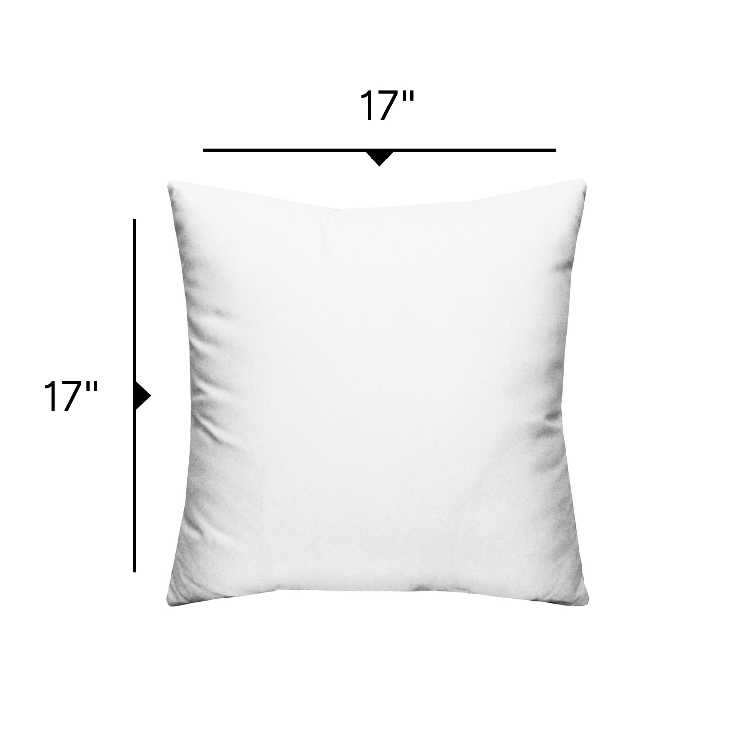 RSH Décor Indoor Outdoor Set of 4 Pillows Weather Resistant, 17" x 17", Colsen Noir
