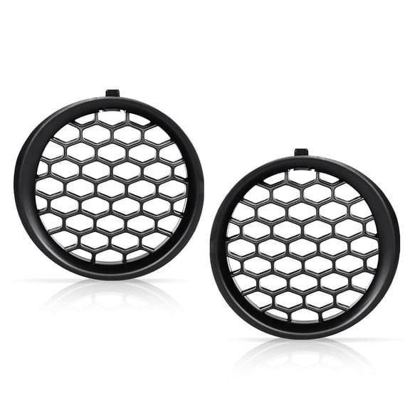 Fog Light Cover Grilles Left & Right Black Fit for Subaru Impreza 2008-2014