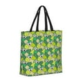 thumbnail image 2 of KLL Cartoon Koala Bear and Leaf Pattern Aesthetic Tote Bag for Women Beach Bag Shopping Bags Shoulder Bag Reusable Grocery Bags, 2 of 7