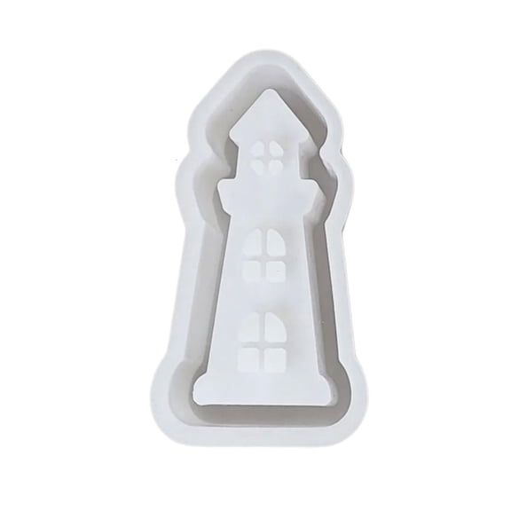 HILOGEL Lighthouse Silicone Candle Stand Molds for Candle Tealight Holder Decoration