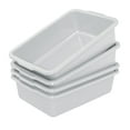 thumbnail image 7 of 25 L Bus Box, Plastic Utility Restaurant Bus Tub, 4 Packs, 7 of 7