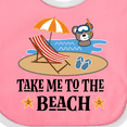 thumbnail image 4 of Inktastic Beach Vacation Florida California Boys or Girls Baby Bib, 4 of 4