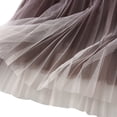 thumbnail image 5 of ShomPort Skirts for Women Tulle Midi Skirts Casual Summer Beach Skirts Flowy Elastic High Waist Elegant A-Line Skirts (One Size, Khaki), 5 of 6