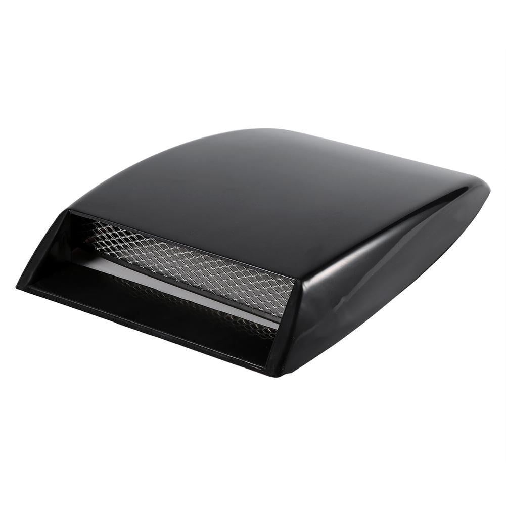 Universal Car Decorative Air Flow Intake Hood Scoop Vent Bonnet Cover Blk Hot*bd
