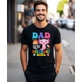 thumbnail image 5 of Axolotl Birthday Dad Shirt - Matching Family Party Tees for Girls, Mom & Dad-Sold Individually Black Shirt Adult Small, 5 of 8