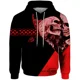 thumbnail image 3 of Sudadera con capucha informal de otoño para hombre, sudadera con capucha para hombre, sudadera con estampado de calavera genial, sudaderas para hombre, ropa Y2k, 3 of 5