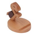 thumbnail image 2 of Soporte Para Teléfono Móvil, Material De Haya, Soporte De Escritorio De Madera Delgado Ligero Para Teléfono Inteligente, 2 Juegos Para Oficina ANGGREK Cute Horse Cellphone Holder, 2 of 8