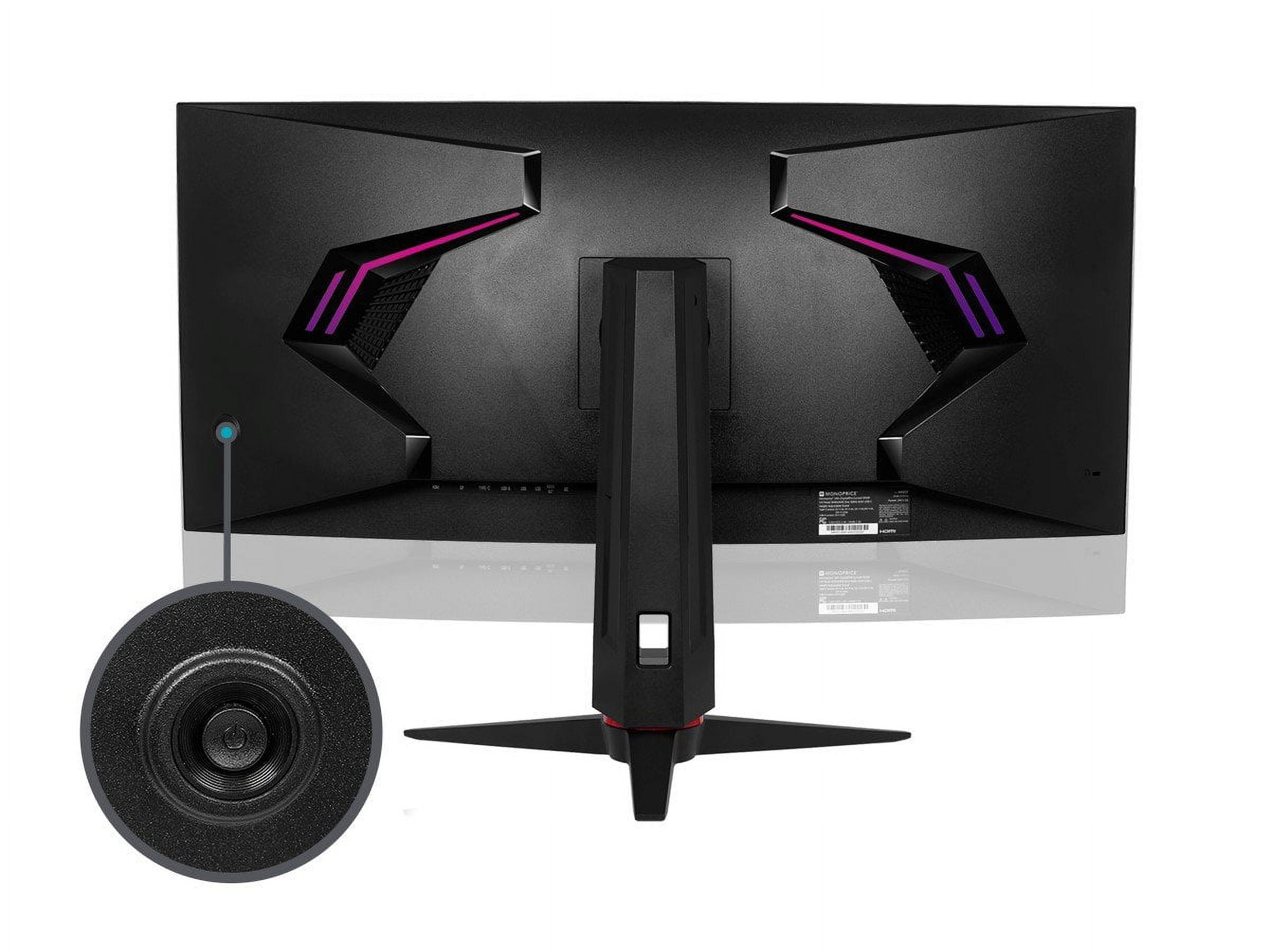 CrystalPro by Monoprice 34" Curved 1000R Ultrawide 1440P Monitor, 3440 x 1440P @ 165 Hz, 2ms (OD) VA Panel with USB Type‑C PD 65W and Height‑Adjustable Stand for Business & Gaming