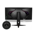 thumbnail image 4 of CrystalPro by Monoprice 34" Curved 1000R Ultrawide 1440P Monitor, 3440 x 1440P @ 165 Hz, 2ms (OD) VA Panel with USB Type‑C PD 65W and Height‑Adjustable Stand for Business & Gaming, 4 of 6