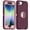 Purple/Pink, variant on AICase Shockproof Heavy Duty Cell Phone Case for iPhone SE 3rd Generation, Black