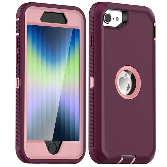 AICase pour iPhone SE 3ème Gen 2022 / iPhone SE 2ème Gen 2020 Étui Antichoc Robuste avec Protecteur d'Écran Intégré