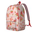 thumbnail image 2 of Water-Resistant Strawberry Backpack with Fresh Fruit Vibe, Compact for Travel, 2 of 5