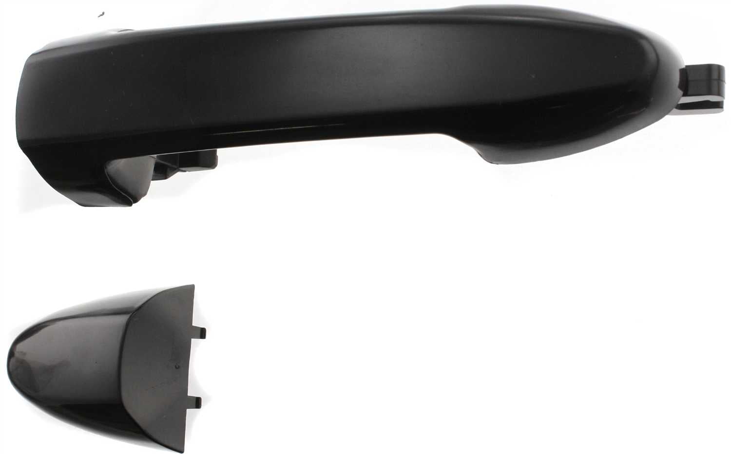 Replacement F462507 Exterior Door Handle Compatible with 2008-2012 Ford Escape 2008-2011 Mazda Tribute Front - Rightor Rear Left Driver or Right Passenger Smooth Black