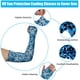 thumbnail image 2 of piezas de mangas de brazo de protección solar UV, mangas de enfriamiento de seda de hielo para cubrir el brazo para mujeres, hombres, suministros de actividades al aire libre de verano - rojo Ormromra LRWJ816-5, 2 of 4
