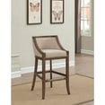 thumbnail image 6 of Houston Oversized Warm Brown Solid Wood Bar Stool, 6 of 6