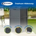 thumbnail image 3 of Suncast Outdoor Square Easy Assemble 22 Gallon Plastic Deck Box & Trash Waste Bin, Cyberspace, 3 of 13