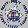 thumbnail image 2 of Junior's Fortnite Supply Llama Disco Party  Graphic Tee Athletic Heather Small, 2 of 3
