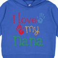 thumbnail image 3 of Inktastic I Love My Nana Toddler Hoodie, 3 of 4