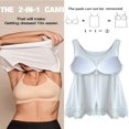 thumbnail image 2 of CHOK Camisoles à Soutien-Gorge Intégré pour Femmes, Bretelles Spaghetti Ajustables, Débardeur Sans Manches, Hauts d'Été, 2 of 6