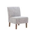 thumbnail image 4 of Linon Lily Upholstered Wood Slipper Chair in Stone Gray, 4 of 12