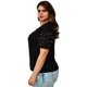thumbnail image 2 of Blusa con pedrería, talla extra modelo 3022-L (negro) negro 42 Roman Fashion Blusa extra 3022-L, 2 of 5