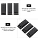 thumbnail image 4 of 10pcs Prácticos Datos Clips Cable de Cable Autoadhesivo Clip Organizador de cables de plástico, 4 of 5