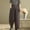 Gray, variant on Women's Pants Under $10 High Rise Staright Leg With Pockets And Elastic Waistband Spliced Cotton Casual Pants With Elastic Waist Solid Color And Versatile Harun Pants
