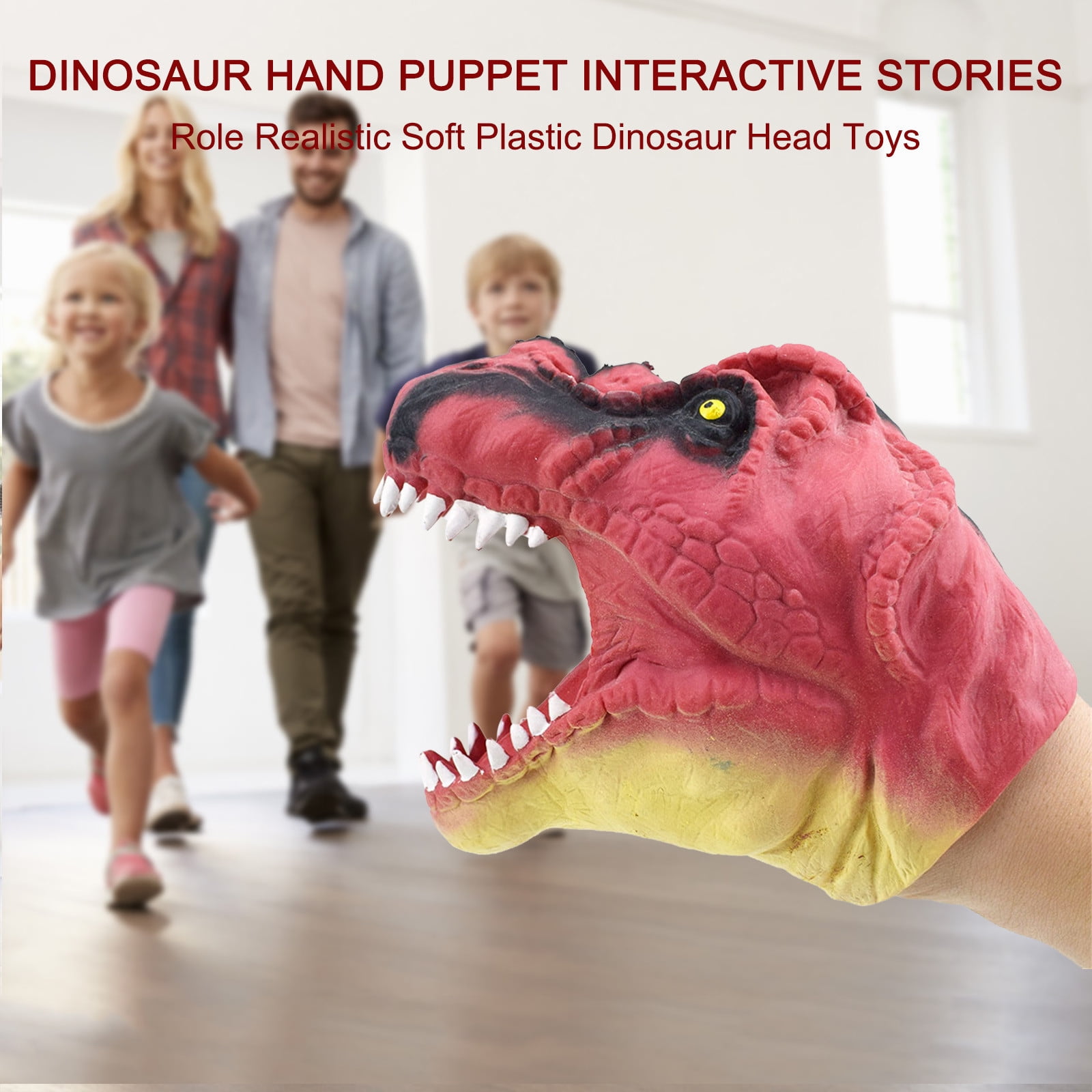 Marionnettes à doigt jouets réalistes de dinosaures drôles jouets à doigts pour enfants et tout-petits Marionnettes à doigt jouets réalistes de dinosaures drôles jouets à doigts pour enfants et tout-petits