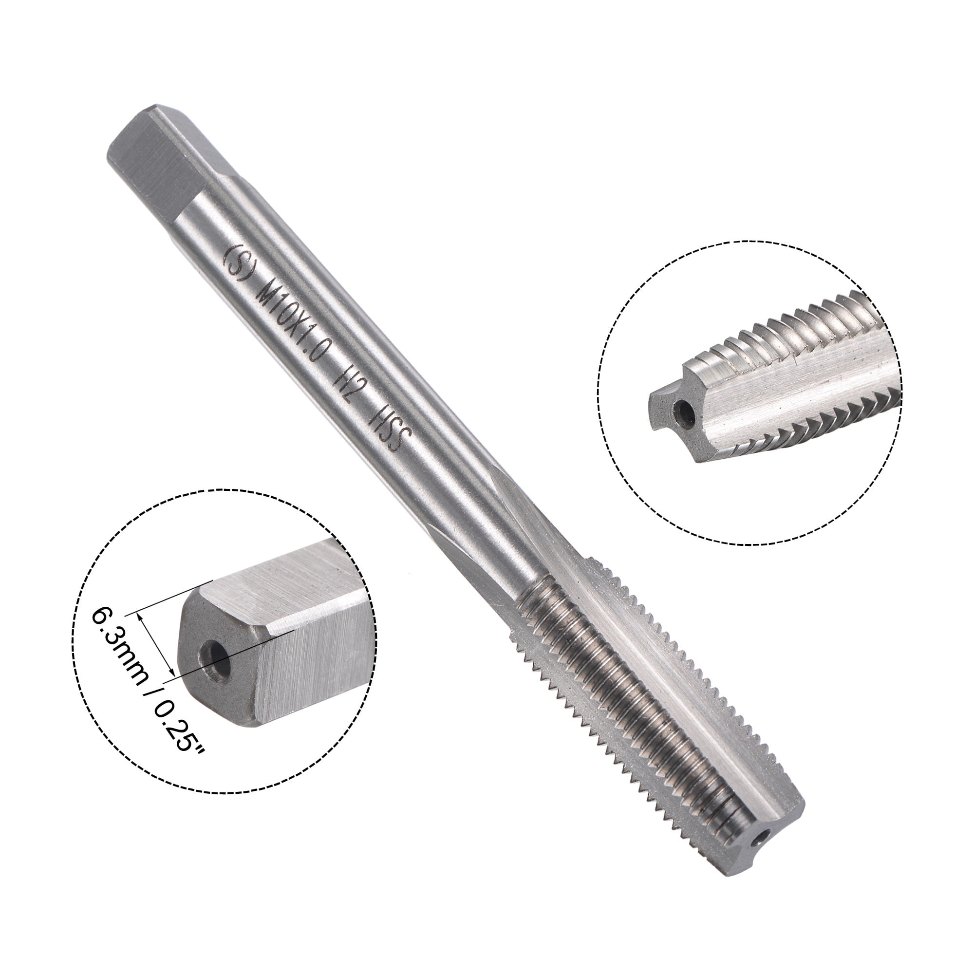 Uxcell Metric Tap and Die Set Machine Thread Screw Tap with Round