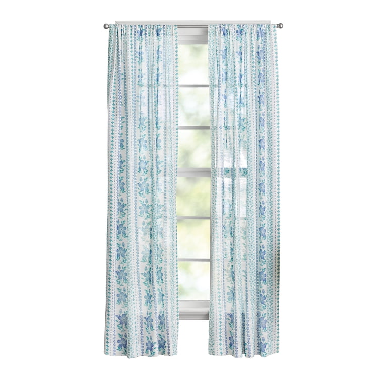 The Pioneer Woman Hattie Stripe Curtain Panel Pair photo 1