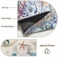 thumbnail image 6 of 3'x5' Area Rugs, Vintage Coastal Indoor Outdoor Area Rug for Living Room Bedroom, Sea Turtle Octopus Coral Beach Nautical Washable Bathroom Rugs Kitchen Floor Carpet Mats Home Decor Aesthetic, 6 of 8