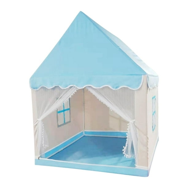 juegos portátil para niños, decoración de habitación infantil interior, de hadas, campaña para niños pequeños, casa , Azul