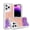 Pink/Purple, variant on TECH CIRCLE for iPhone 14 Case, Heavy Duty Full-Body Protective Cases Glitter Bling Sparkle Hard Shell Hybrid Shockproof Drop Proof Anti-Scratch Military Rubber Bumper Cover,Blue/Light purple