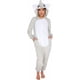 thumbnail image 1 of ¡Onesie Funziez! Disfraz ajustado de elefante para adulto, pijama gris, 1 of 5