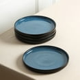 thumbnail image 5 of Stone Lain Lagoon 12-Piece Dinnerware Set Stoneware, Service for 4, Blue, 5 of 6