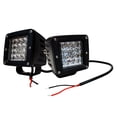thumbnail image 4 of OZ-USA 3" White Amber LED Pod lights Dual Color Steady Flash Strobe Driving Fog Spot Emergency Light for Off-road Truck SUV ATV Motorcycle Boat Marine Heavy Equipment Vehicle. (1 Pair), 4 of 5