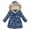Navy, variant on Vividxx Toddler Girls Jacket Girls Hooded Baby Kids Warm Outwear Windproof Toddler Coat Thick Winter Coat& Toddler Boys Girls Clothes 2-3 Years